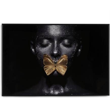Coco Maison Quiet Butterfly schilderij 120x80cm